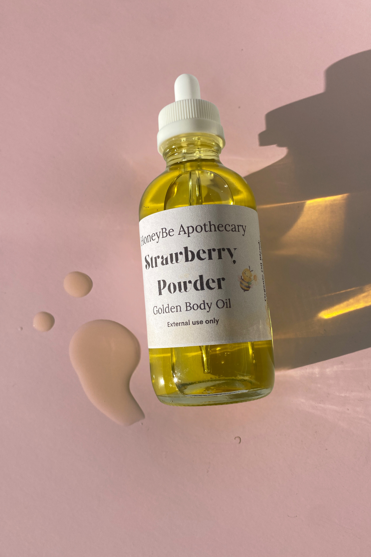 Strawberry Powder Body Oil
