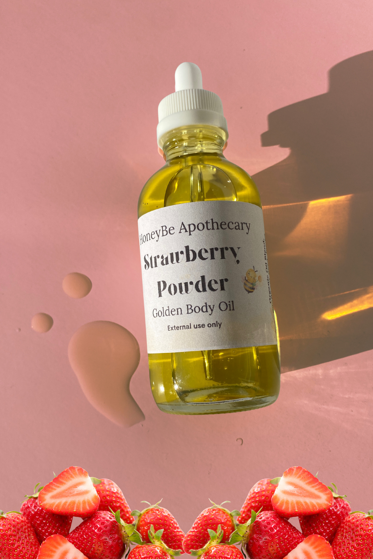 Strawberry Powder Body Oil